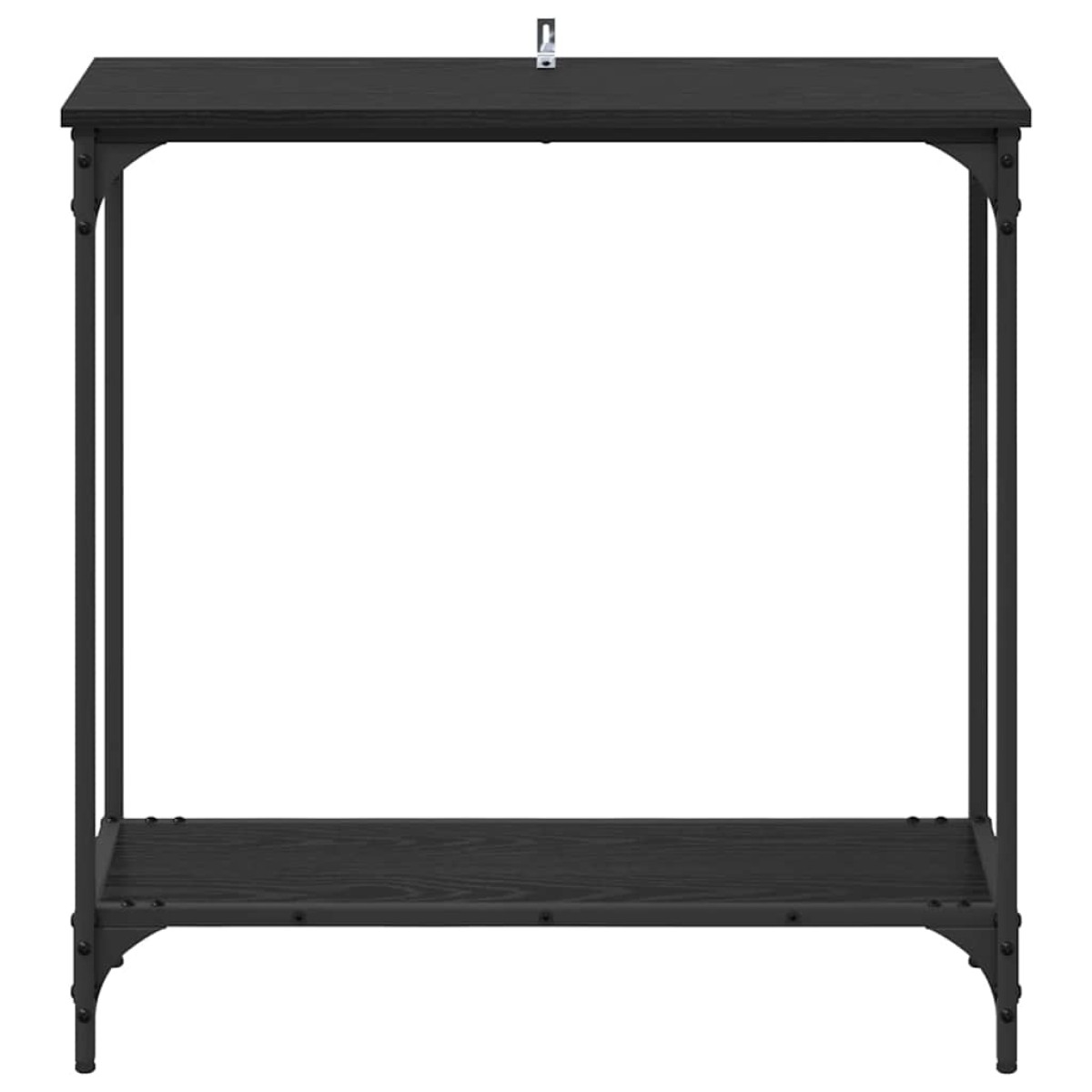 vidaXL Τραπέζι κονσόλας Μαύρη δρυς 75 x 30.5 x 75 εκ