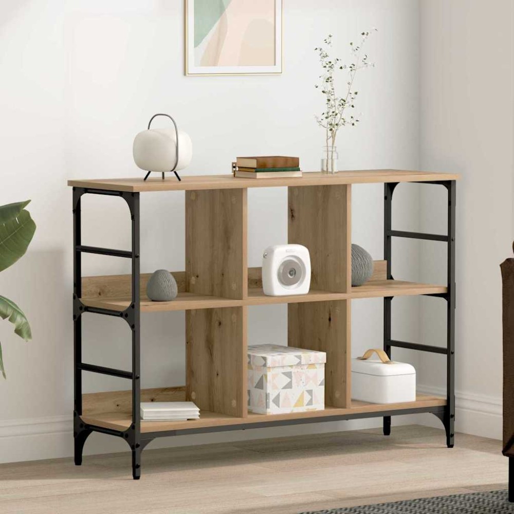 vidaXL Πλαϊνό γραφείο Artisan Oak 102 x 32 x 73,5 εκ