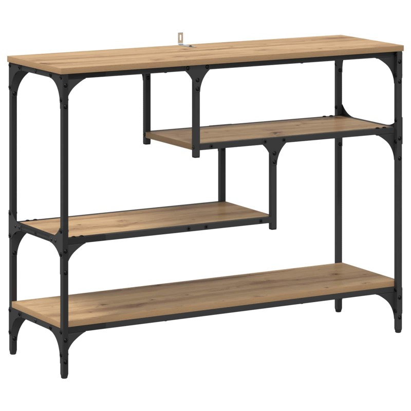 vidaXL Τραπέζι κονσόλας Artisan Oak 100 x 30 x 75 εκ