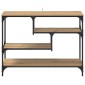 vidaXL Τραπέζι κονσόλας Artisan Oak 100 x 30 x 75 εκ