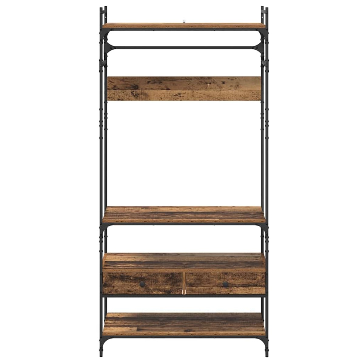 vidaXL Ντουλάπι Παλαιό ξύλο 89 x 39 x 184.5 εκ. Επεξεργασμένο Ξύλο
