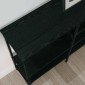 vidaXL Τραπέζι κονσόλας Μαύρη δρυς 160 x 29 x 80 εκ.