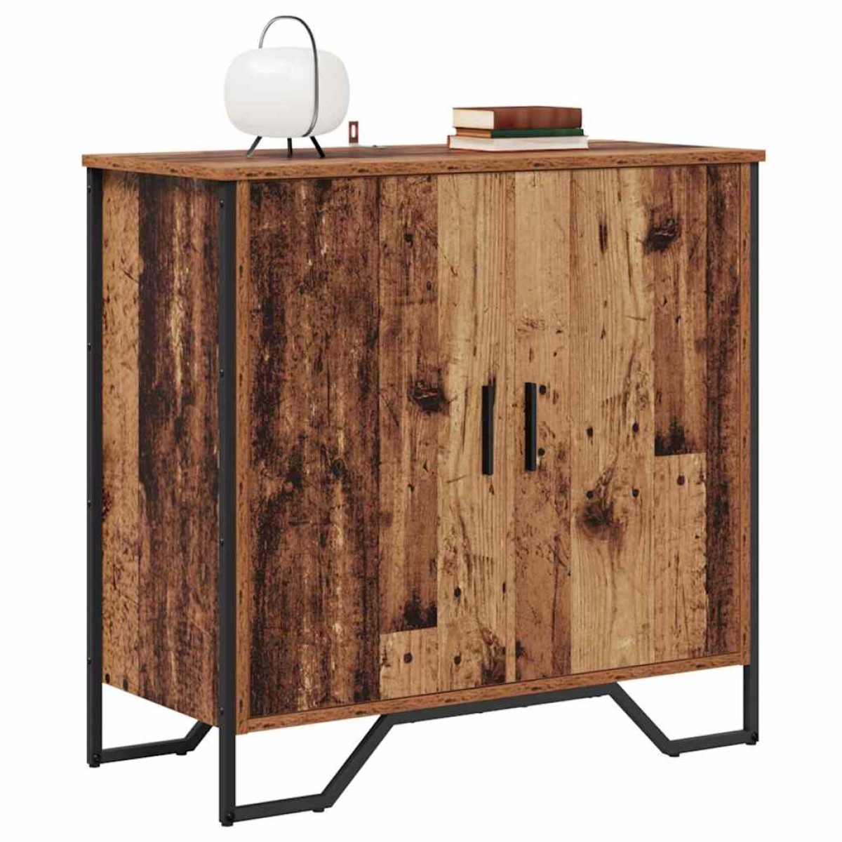 vidaXL Πλαϊνό γραφείο Παλιό ξύλο 78 x 35 x 74.5 εκ.