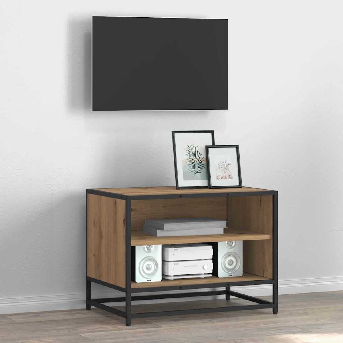 vidaXL Μονάδες TV 61 x 40 x 46 εκ Artisan Oak Επεξεργασμένο ξύλο
