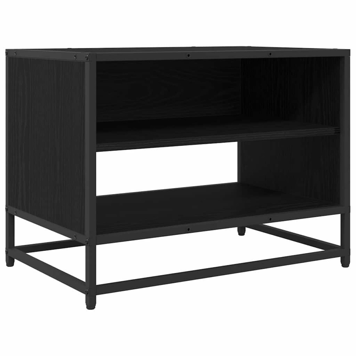 vidaXL Μονάδες TV 61 x 40 x 46 εκ Μαύρη Οξυά Επεξεργασμένο ξύλο
