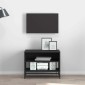 vidaXL Μονάδες TV 61 x 40 x 46 εκ Μαύρη Οξυά Επεξεργασμένο ξύλο