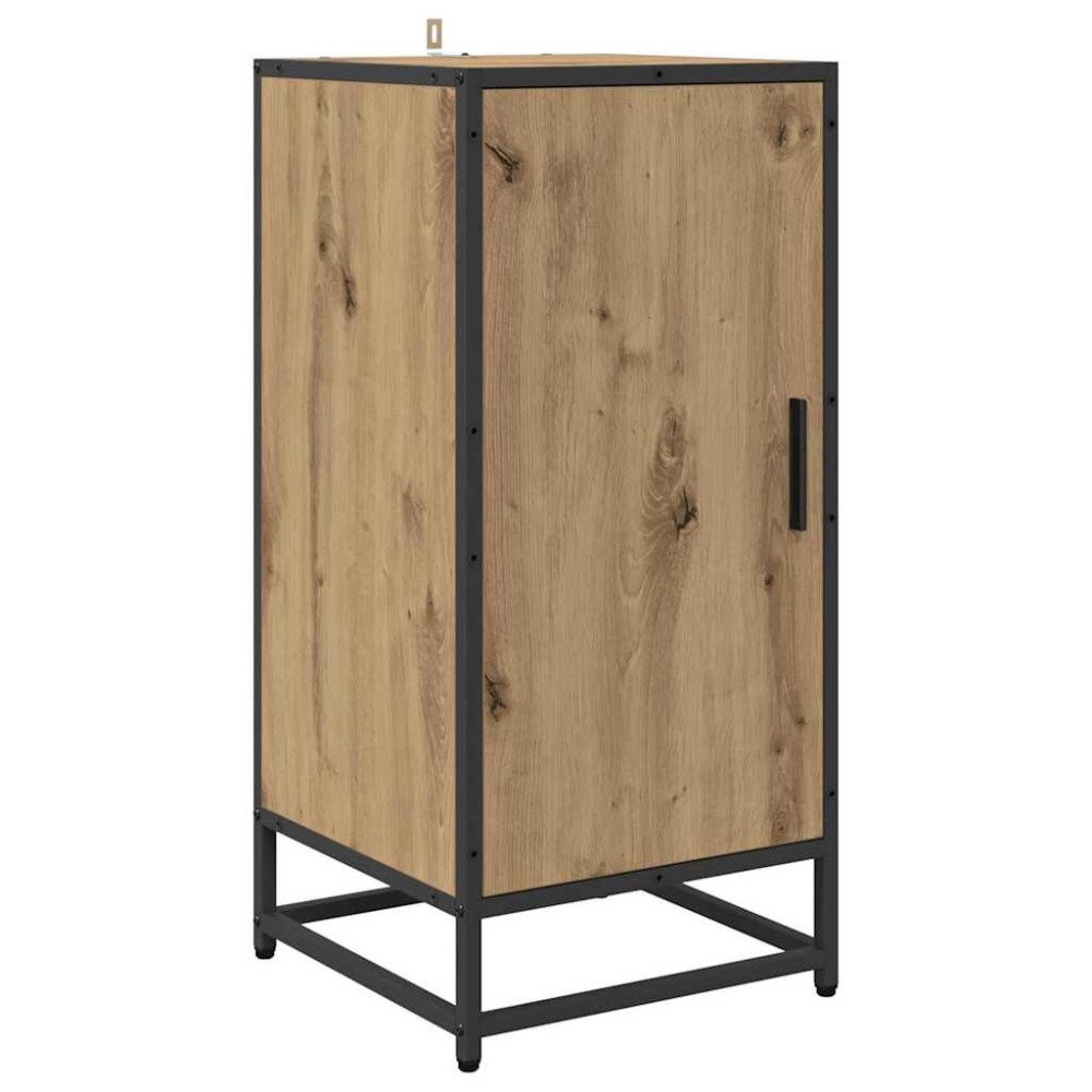 vidaXL Πλαϊνό γραφείο Artisan Oak 35,5 x 35 x 76 εκ