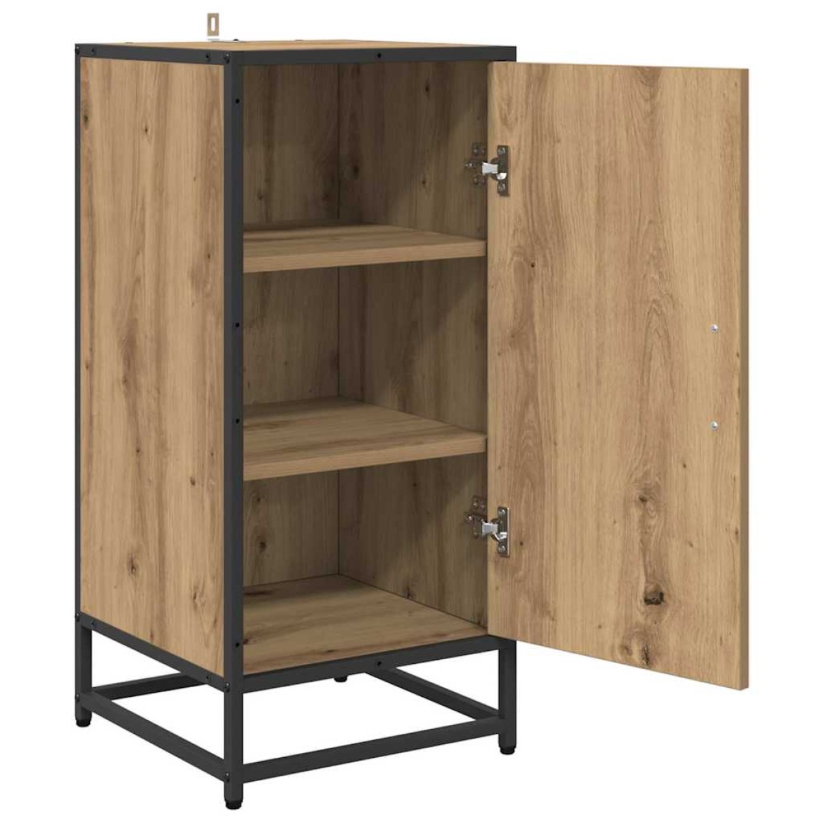 vidaXL Πλαϊνό γραφείο Artisan Oak 35,5 x 35 x 76 εκ