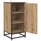 vidaXL Πλαϊνό γραφείο Artisan Oak 35,5 x 35 x 76 εκ