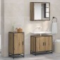 vidaXL Πλαϊνό γραφείο Artisan Oak 35,5 x 35 x 76 εκ
