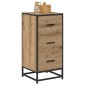 vidaXL Πλαϊνό γραφείο Artisan Oak 35.5 x 35 x76 εκ