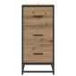vidaXL Πλαϊνό γραφείο Artisan Oak 35.5 x 35 x76 εκ