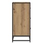 vidaXL Πλαϊνό γραφείο Artisan Oak 35.5 x 35 x76 εκ