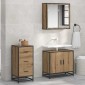 vidaXL Πλαϊνό γραφείο Artisan Oak 35.5 x 35 x76 εκ