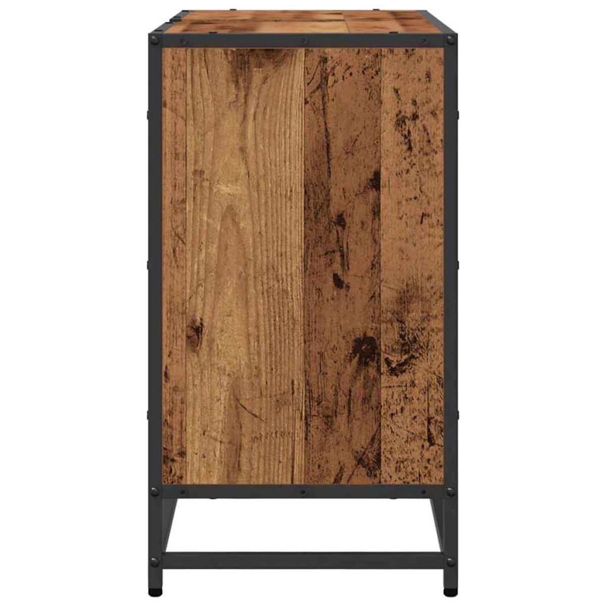 vidaXL Ντουλάπα Νιπτήρα Mπάνιου Παλιό Ξύλο 65 x 33 x 60 εκ