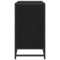 vidaXL Ντουλάπα Νιπτήρα Mπάνιου Μαύρη Οξυά 65 x 33 x 60 εκ