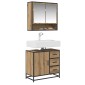 vidaXL Ντουλάπι Μπάνιου Artisan Oak 65 x 33 x 60 εκ Επεξεργασμένο Ξύλο