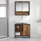 vidaXL Ντουλάπι Μπάνιου Παλιό Ξύλο 65 x 33 x 60 εκ Επεξεργασμένο Ξύλο