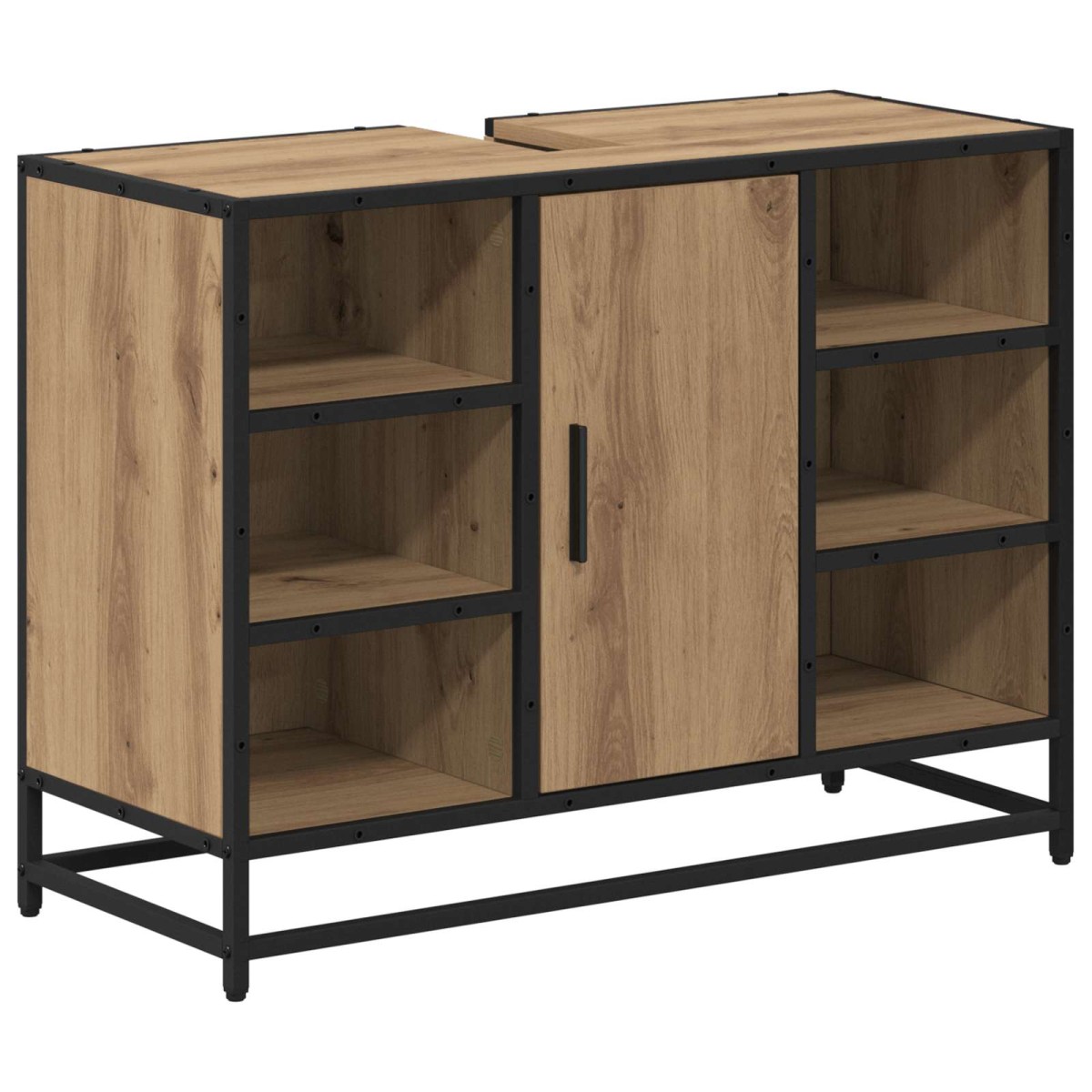 vidaXL Ντουλάπι Μπάνιου Artisan Oak 80 x 33 x 60 εκ Επεξεργασμένο Ξύλο