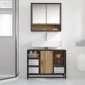 vidaXL Ντουλάπι Μπάνιου Artisan Oak 80 x 33 x 60 εκ Επεξεργασμένο Ξύλο