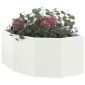 vidaXL Γωνιακό Ροδόδεντρο Λευκό 60 x 60 x 35 cm Ατσάλι