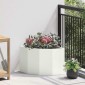 vidaXL Γωνιακό Ροδόδεντρο Λευκό 45 x 45 x 35 cm Ατσάλι