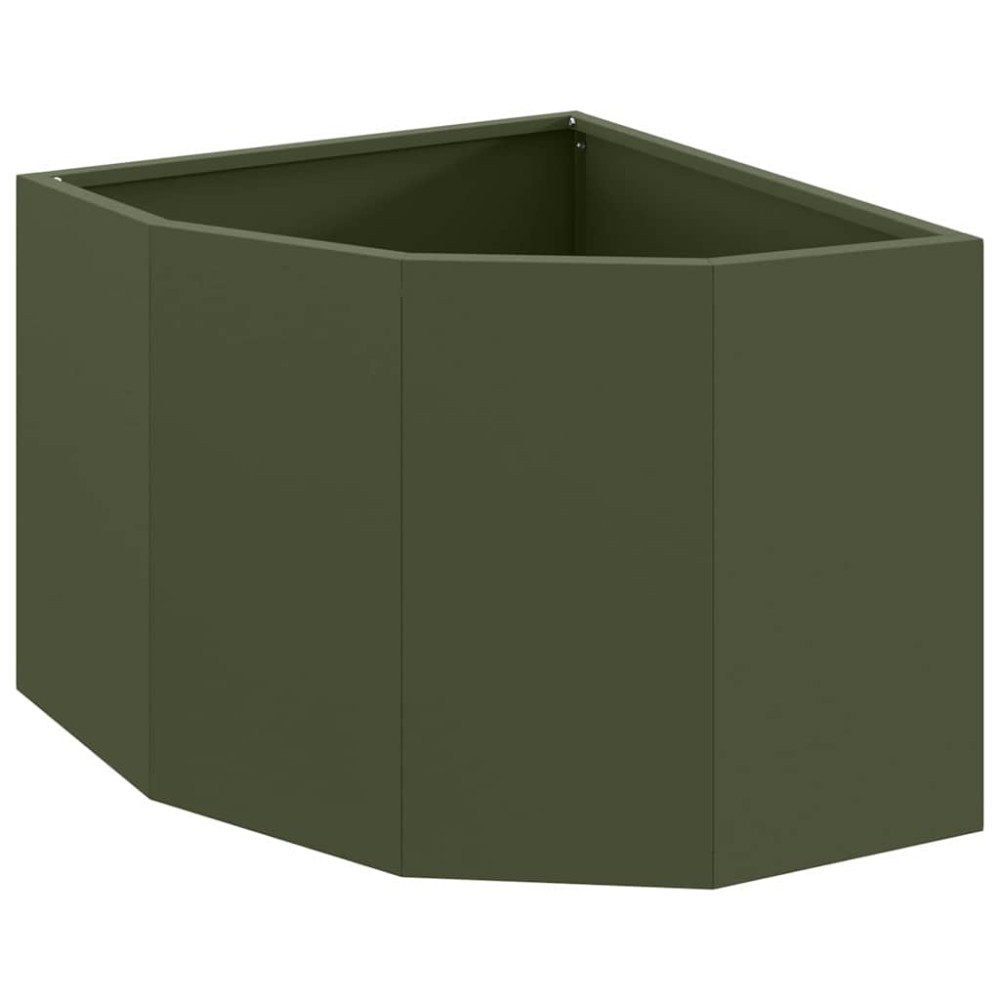 vidaXL Γωνιακό Ροδόδεντρο Λαδί 45 x 45 x 35 cm Ατσάλι