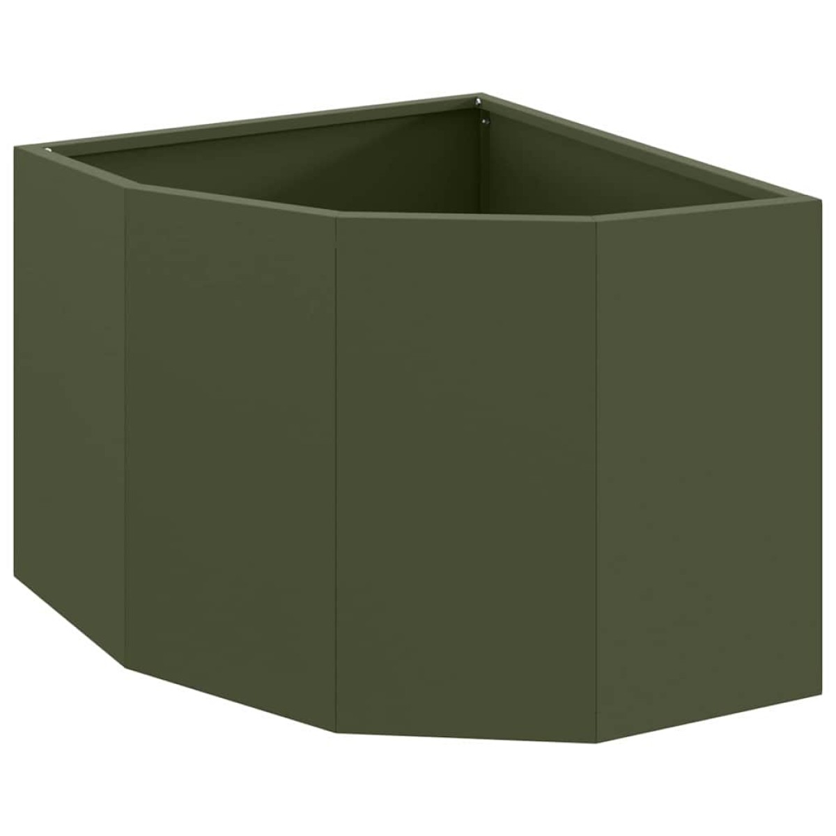 vidaXL Γωνιακό Ροδόδεντρο Λαδί 45 x 45 x 35 cm Ατσάλι