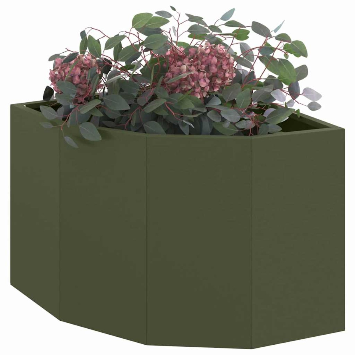 vidaXL Γωνιακό Ροδόδεντρο Λαδί 45 x 45 x 35 cm Ατσάλι