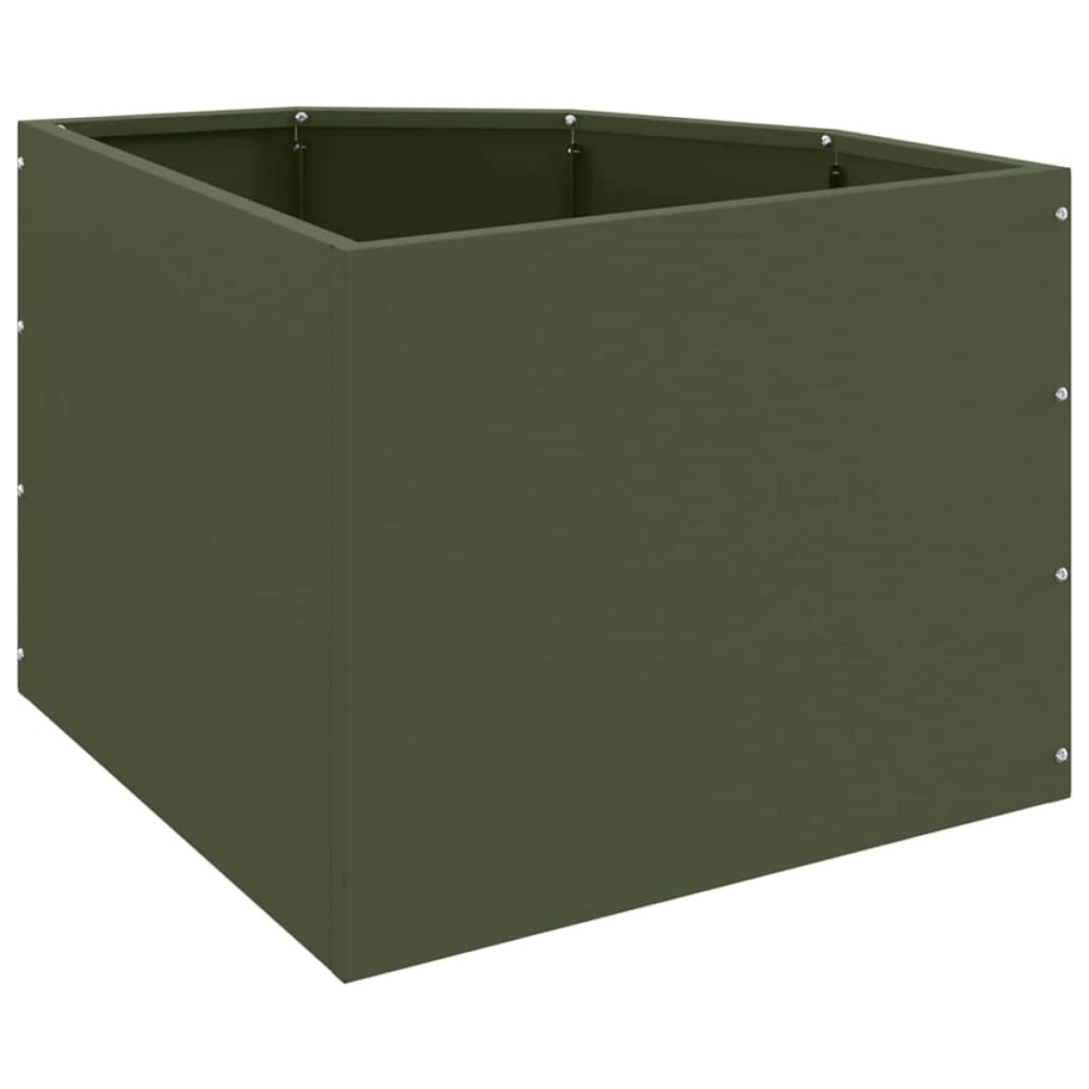 vidaXL Γωνιακό Ροδόδεντρο Λαδί 45 x 45 x 35 cm Ατσάλι