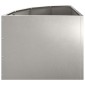vidaXL Γωνιακό Ροδόδεντρο Ασημί 45 x 45 x 35 cm Ανοξείδωτο ατσάλι