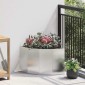 vidaXL Γωνιακό Ροδόδεντρο Ασημί 45 x 45 x 35 cm Ανοξείδωτο ατσάλι