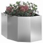 vidaXL Γωνιακό Ροδόδεντρο Ασημί 45 x 45 x 35 cm Γαλβανισμένος χάλυβας
