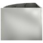 vidaXL Γωνιακό Ροδόδεντρο Ασημί 45 x 45 x 35 cm Γαλβανισμένος χάλυβας