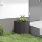 vidaXL Γωνιακό Ροδόδεντρο Μαύρο 30 x 30 x 35 εκ Ατσάλι
