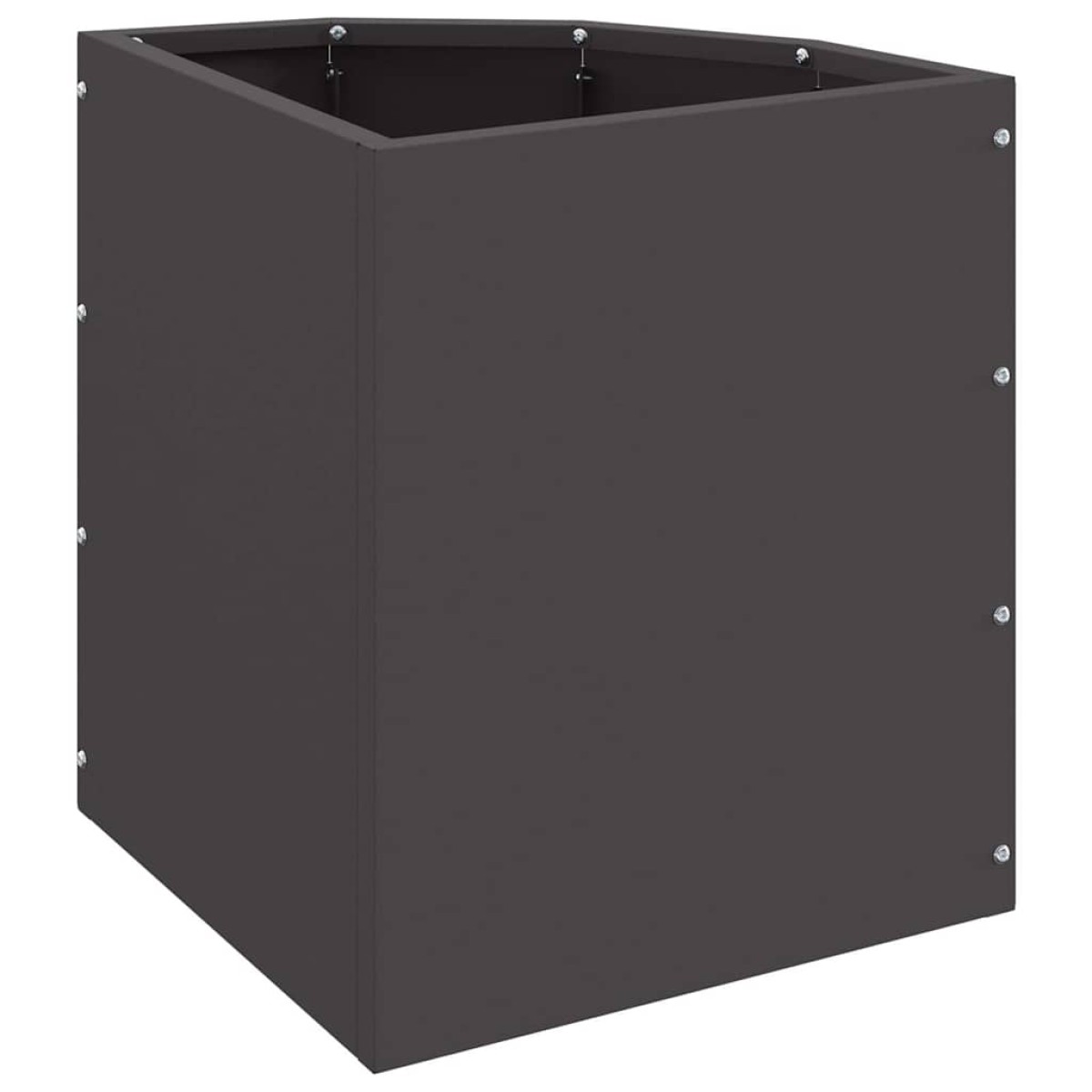 vidaXL Γωνιακό Ροδόδεντρο Μαύρο 30 x 30 x 35 εκ Ατσάλι