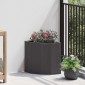 vidaXL Γωνιακό Ροδόδεντρο Μαύρο 30 x 30 x 35 εκ Ατσάλι