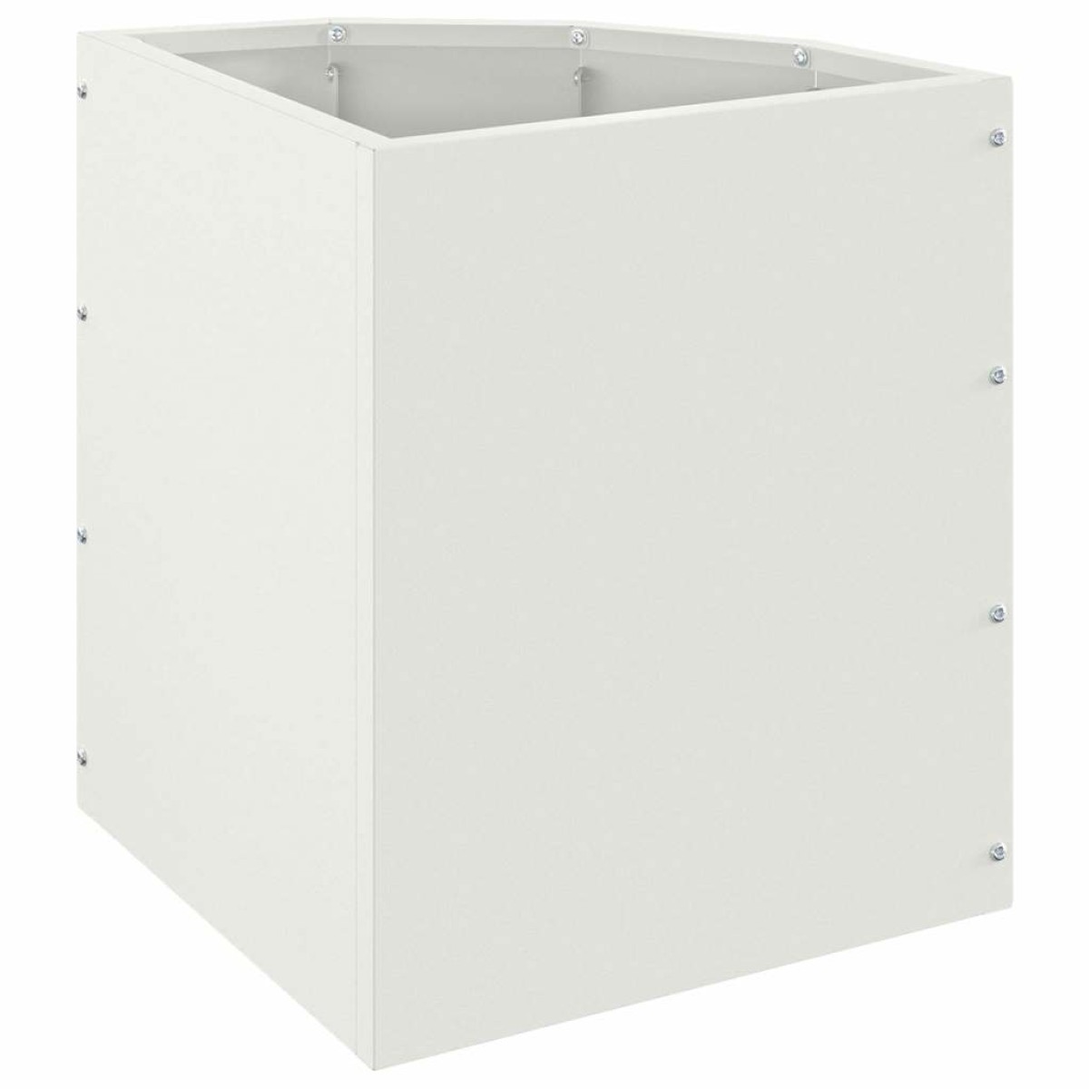 vidaXL Γωνιακό Ροδόδεντρο Λευκό 30 x 30 x 35 εκ Ατσάλι