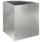 vidaXL Γωνιακό Ροδόδεντρο Ασημί 30 x 30 x 35 εκ Γαλβανισμένος χάλυβας