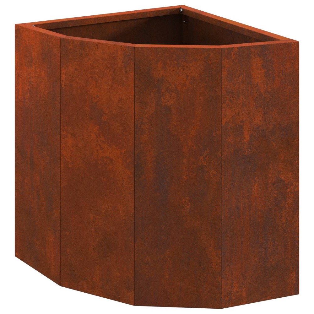 vidaXL Γωνιακό Ροδόδεντρο Σκ rusty 30 x 30 x 35 εκ