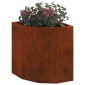 vidaXL Γωνιακό Ροδόδεντρο Σκ rusty 30 x 30 x 35 εκ