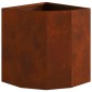 vidaXL Γωνιακό Ροδόδεντρο Σκ rusty 30 x 30 x 35 εκ