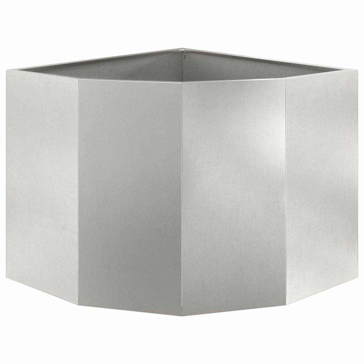 vidaXL Γωνιακό Ροδόδεντρο Ασημί 60 x 60 x 50 εκ Ανοξείδωτο ατσάλι