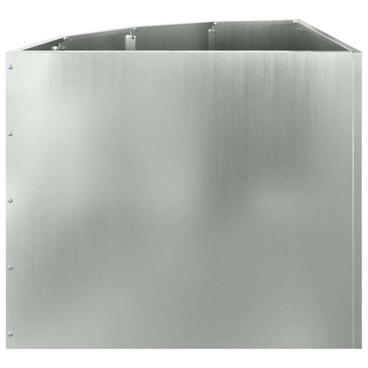 vidaXL Γωνιακό Ροδόδεντρο Ασημί 60 x 60 x 50 εκ Γαλβανισμένος χάλυβας