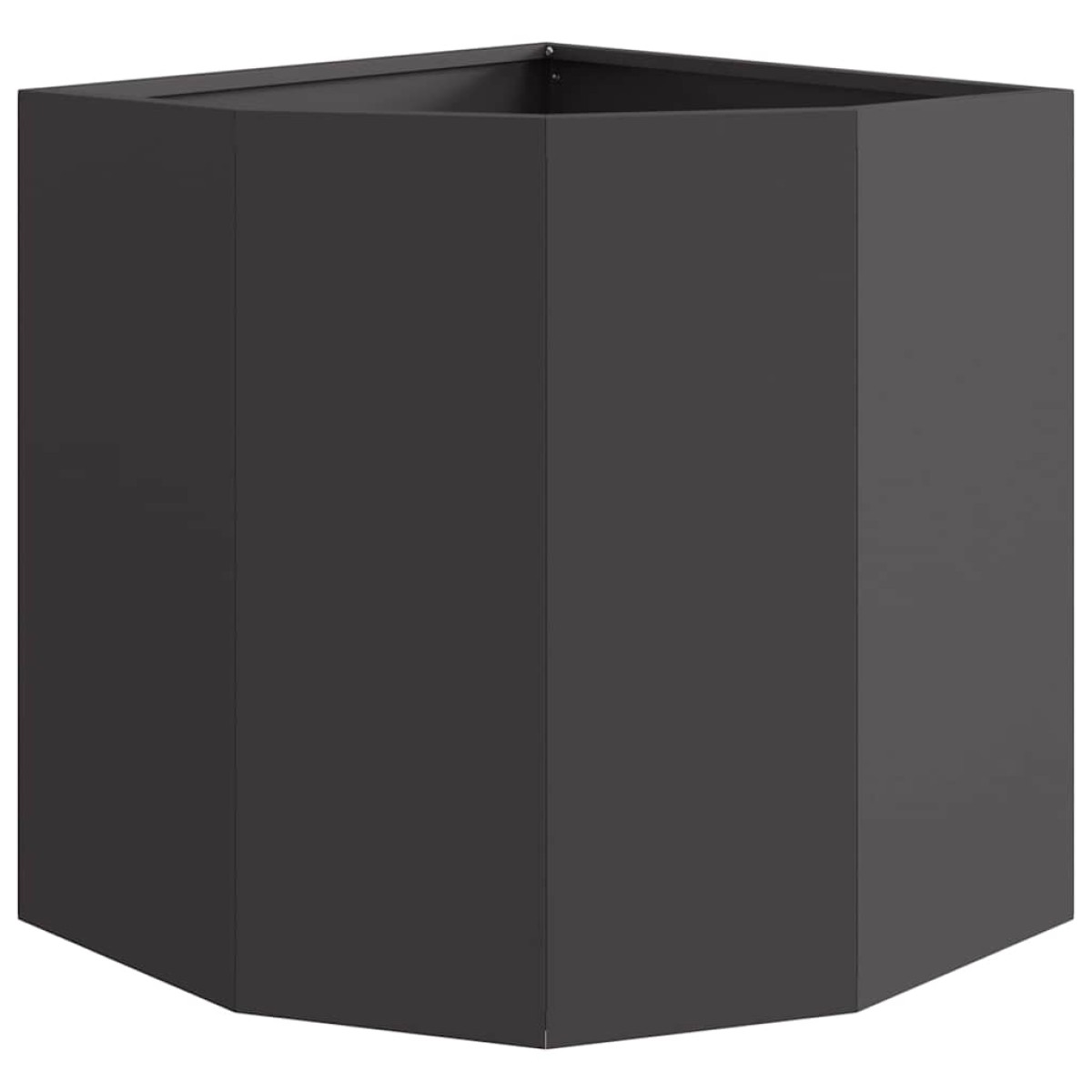 vidaXL Γωνιακό Ροδόδεντρο Μαύρο 45 x 45 x 50 εκ Ατσάλι