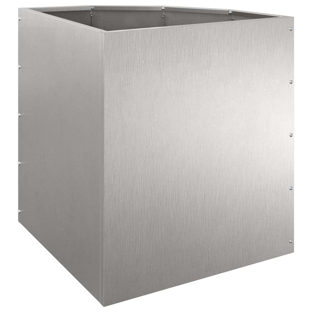 vidaXL Γωνιακό Ροδόδεντρο Ασημί 45 x 45 x 50 εκ Ανοξείδωτο ατσάλι