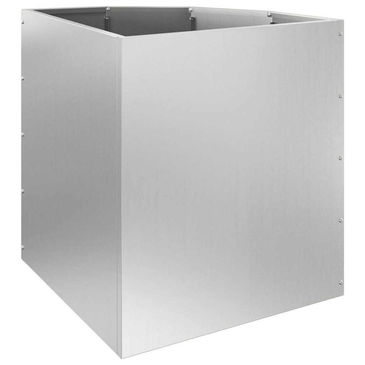 vidaXL Γωνιακό Ροδόδεντρο Ασημί 45 x 45 x 50 εκ Γαλβανισμένος χάλυβας