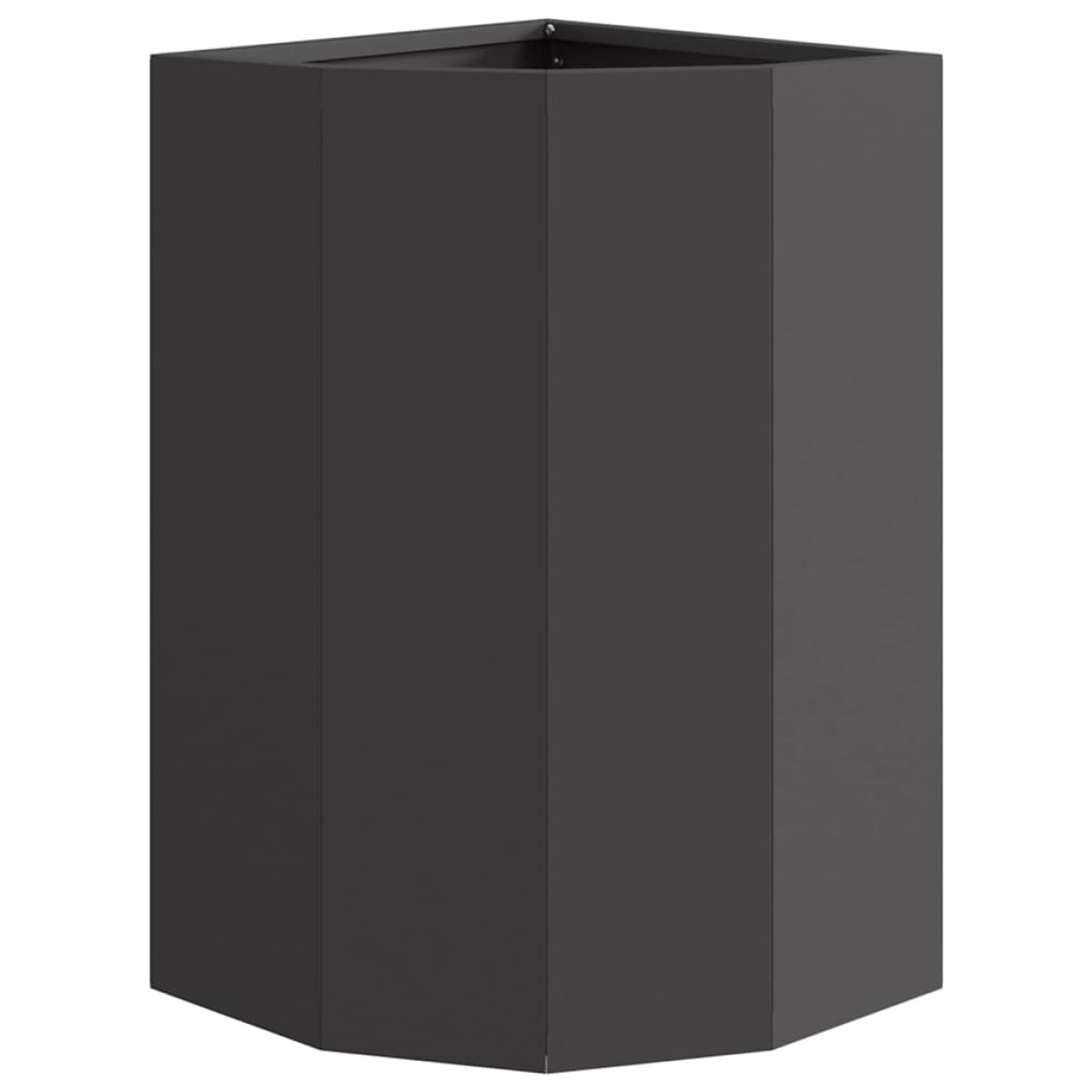vidaXL Γωνιακό Ροδόδεντρο Μαύρο 30 x 30 x 50 cm Ατσάλι