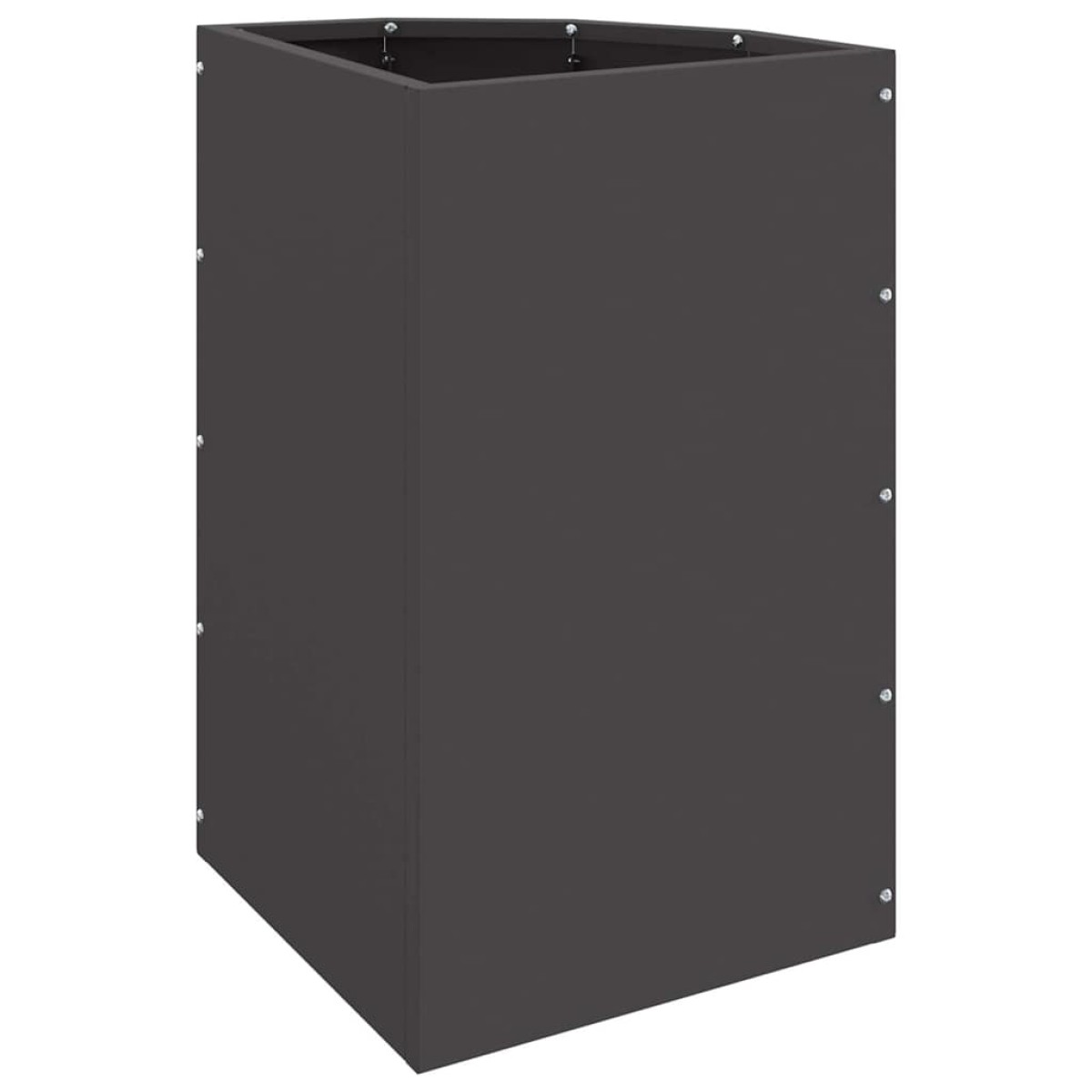vidaXL Γωνιακό Ροδόδεντρο Μαύρο 30 x 30 x 50 cm Ατσάλι