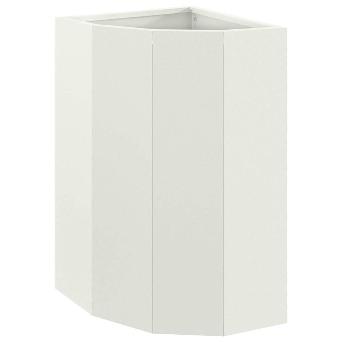 vidaXL Γωνιακό Ροδόδεντρο Λευκό 30 x 30 x 50 cm Ατσάλι